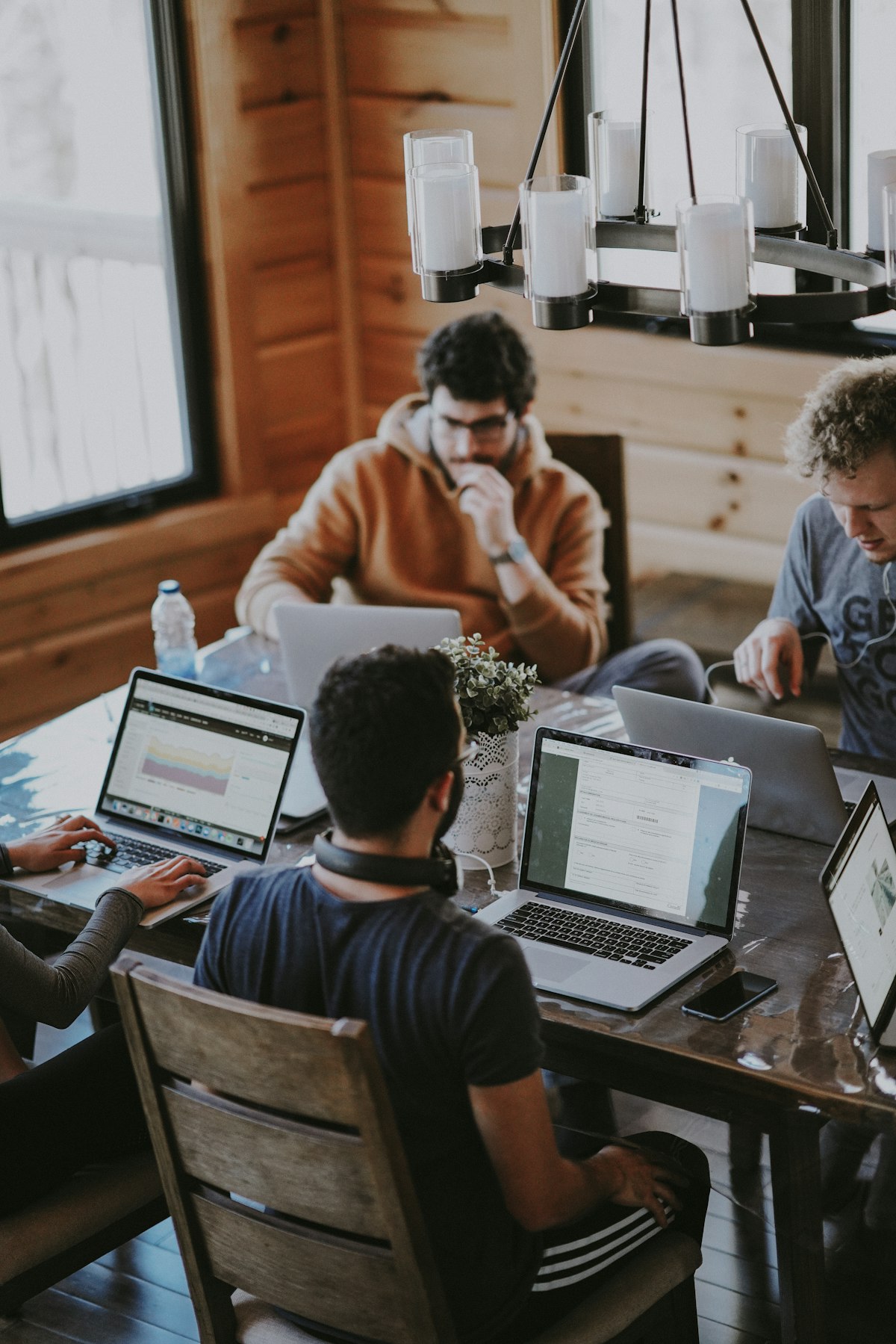 Group of professionals collaborating